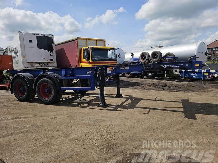  MKF Metallbau 20 FT Container chassis | steel susp Containerframe/Skiploader semi-trailers