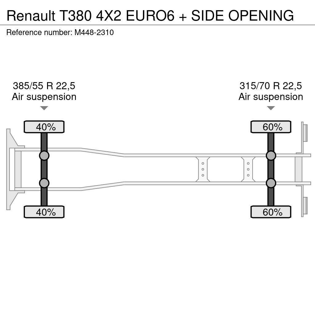 Renault T380 4X2 EURO6 + SIDE OPENING Van Body Trucks
