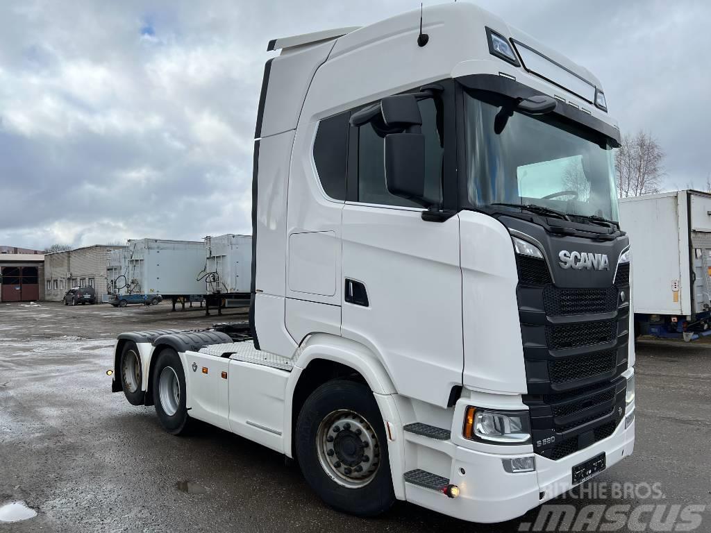 Scania S580A6X2NB with HYDRAULICS, full air, retarder Truck Tractor Units