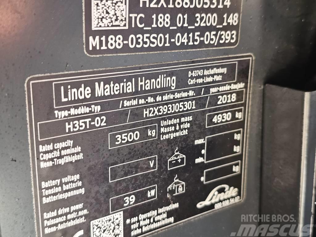 Linde H35T-02 LPG trucks