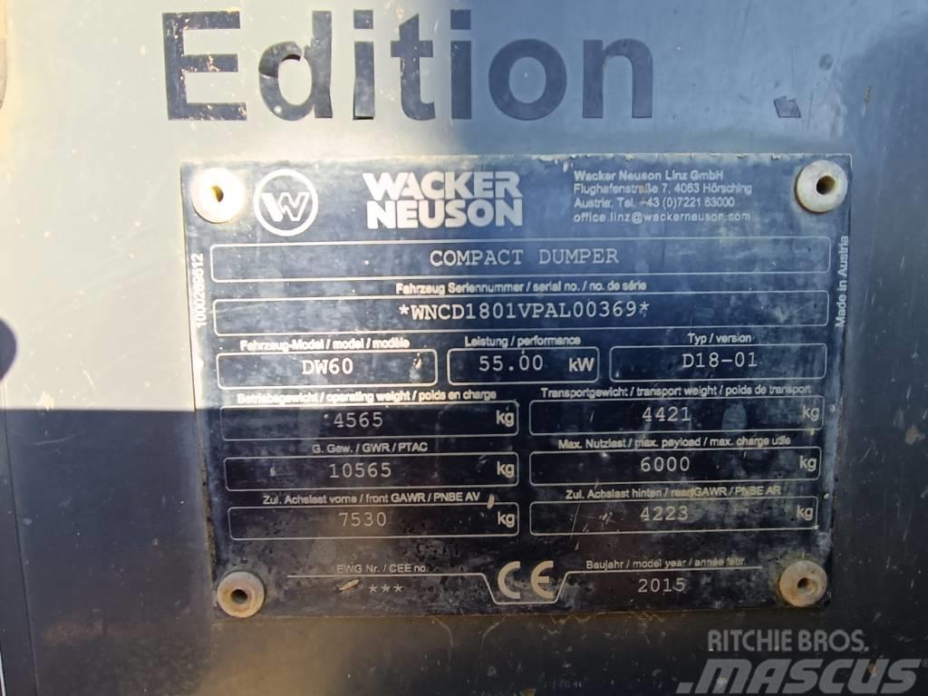 Wacker Neuson DW 60 Site dumpers