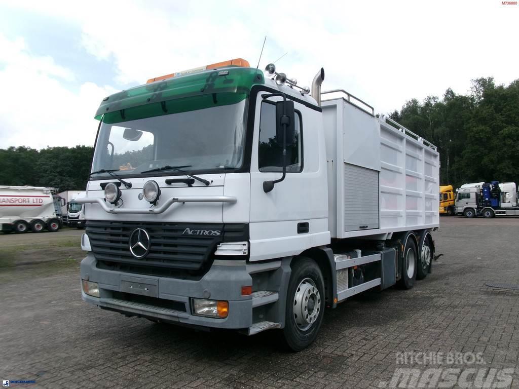 Mercedes-Benz Actros 2535 6x2 vacuum tank Saugbagger Sewage disposal Trucks