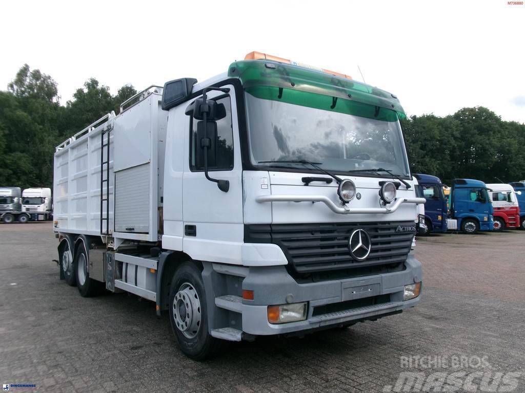 Mercedes-Benz Actros 2535 6x2 vacuum tank Saugbagger Sewage disposal Trucks