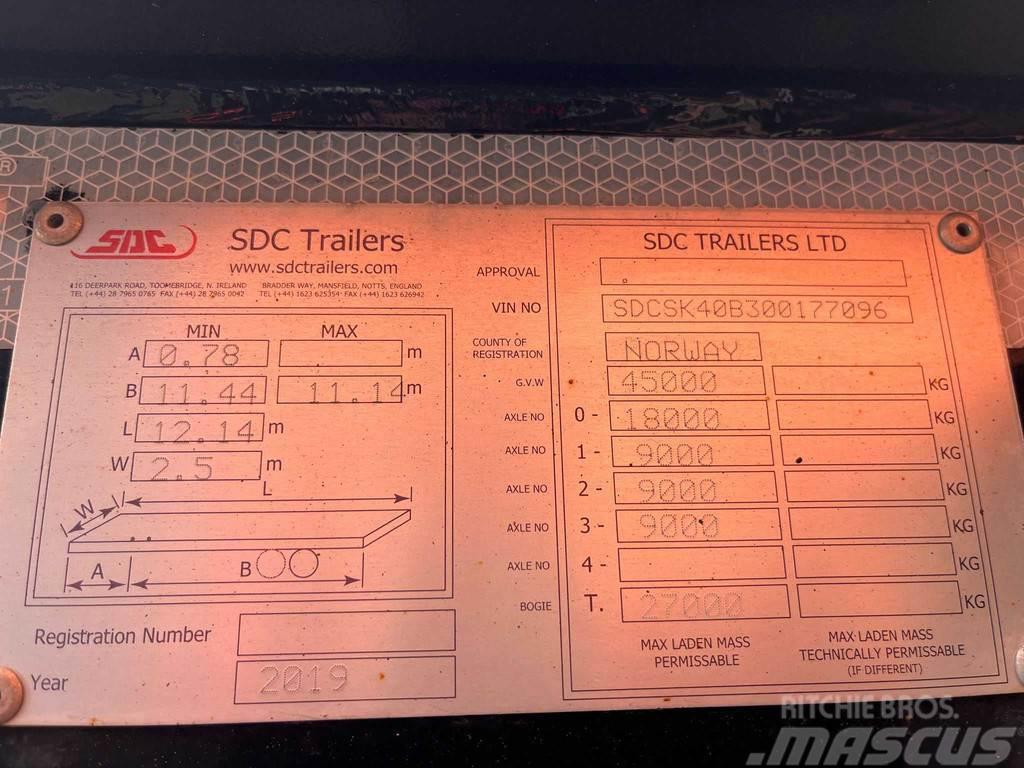 SDC TRAILERS Semitrailer Containerframe/Skiploader semi-trailers