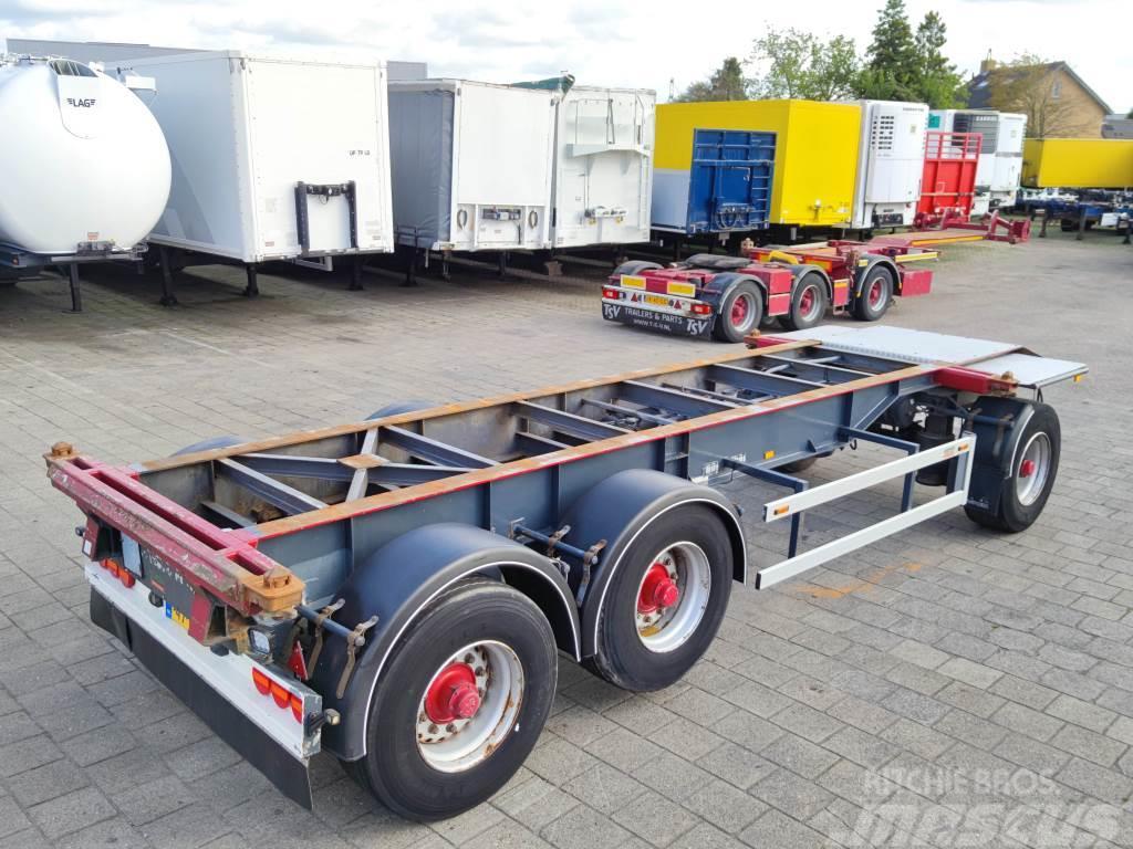  WUEST WU10-18CKA 3-Assen SAF - Trommelremmen - Sch Containerframe/Skiploader semi-trailers