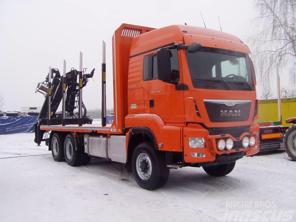 MAN 26480 6x6 hydrodrive Timber trucks