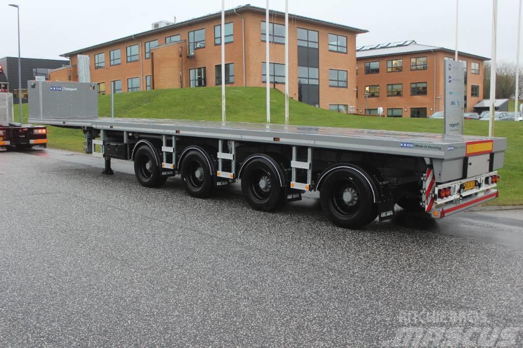 Kel-Berg S600H Trailer med dob. udtræk Low loader-semi-trailers