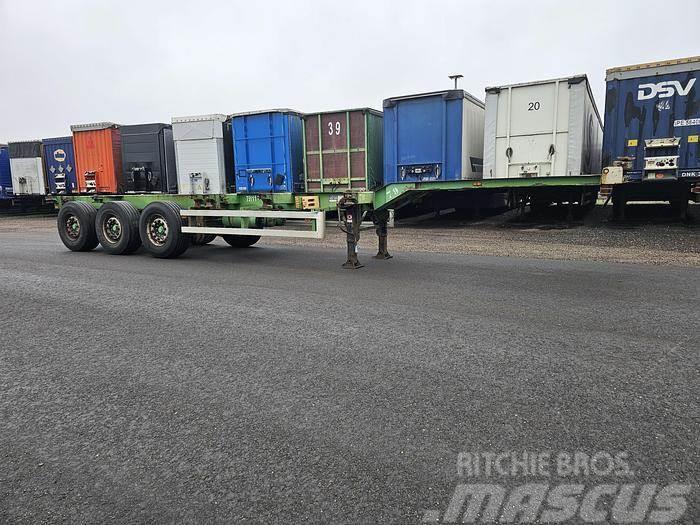 Renders RSCC 12-27cc | 3 AXLE CONTAINER CHASSIS | 40 FT 2X Containerframe/Skiploader semi-trailers
