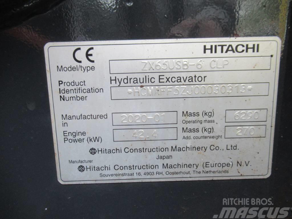 Hitachi ZX65 USB-6 CLP Oilquick OQ45-5 SH Mini excavators < 7t