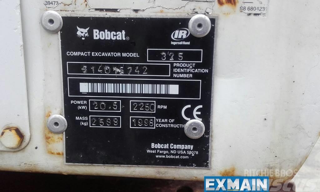 Bobcat X 325 Mini excavators < 7t