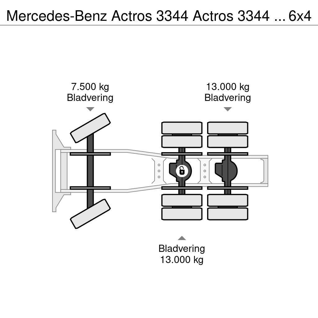 Mercedes-Benz Actros 3344 Actros 3344 Kipphydraulik 6x4 33Ton Truck Tractor Units