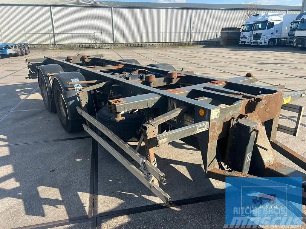Lecitrailer 2-AXLE BPW BDF CHASSIS 2005 Containerframe/Skiploader trailers