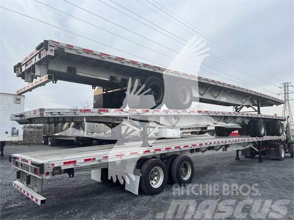 Reitnouer 53'X102 MAXMISER (FRONT AXLE LIFT, REAR AXLE SLID Flatbed/Dropside semi-trailers