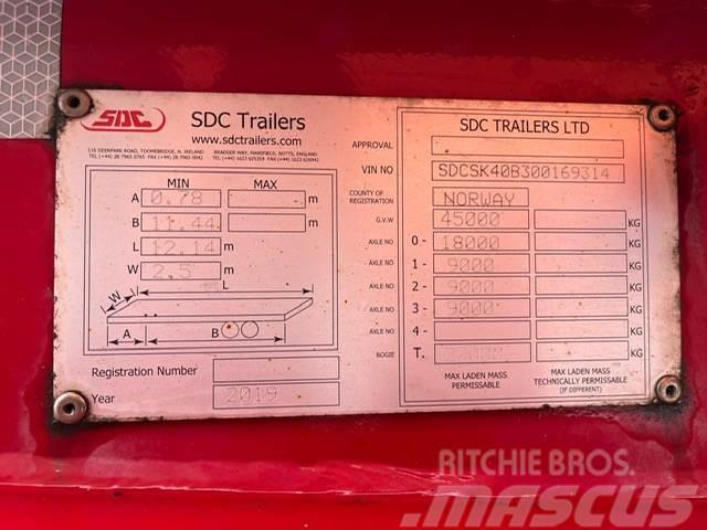 SDC TRAILERS Semitrailer Containerframe/Skiploader semi-trailers