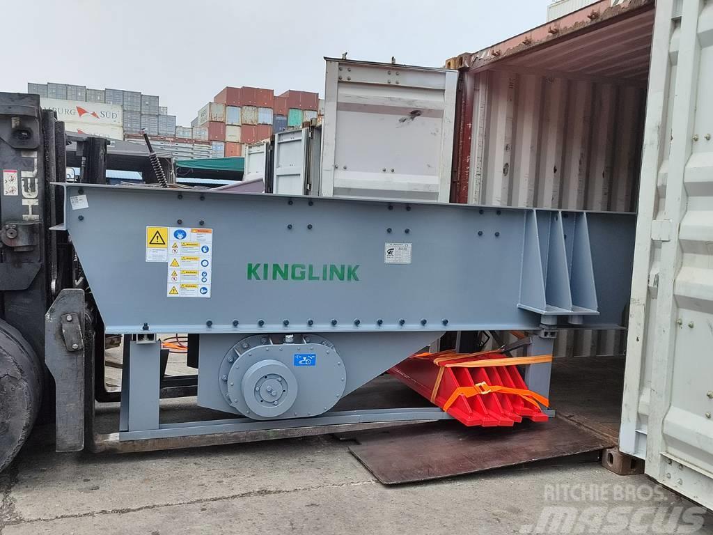 Kinglink ZSW-380x96 Heavy-Duty Vibrating Grizzly Feeder Feeders