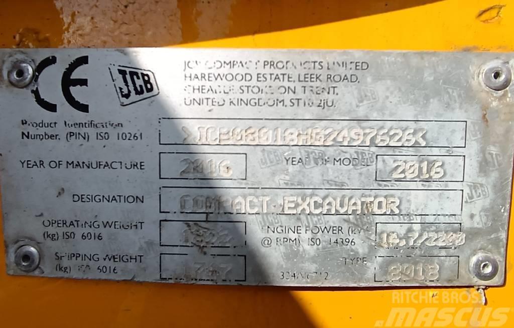 JCB 8018 CTS Mini excavators < 7t