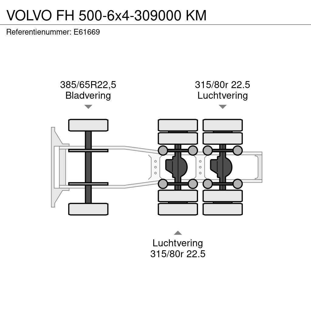 Volvo FH 500-6x4-309000 KM Truck Tractor Units