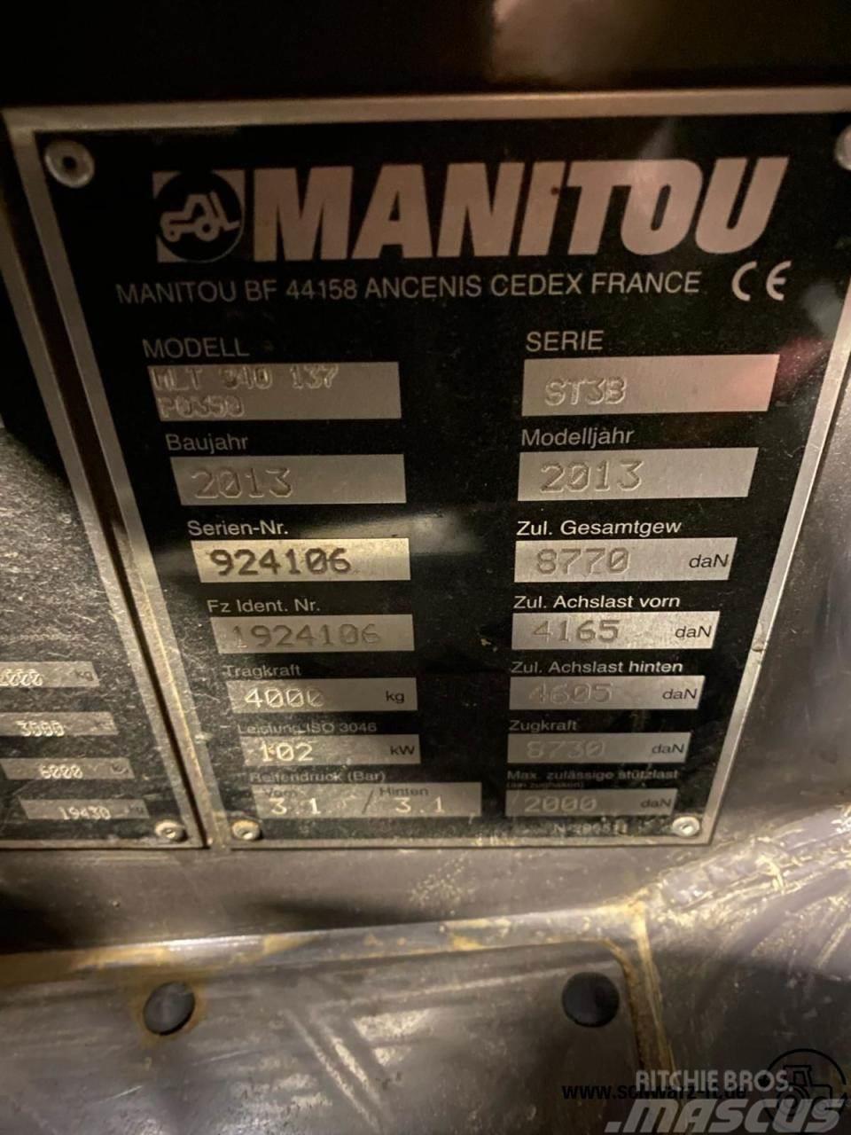 Manitou MLT 840-137 *neue Reifen* Telescopic boom lifts