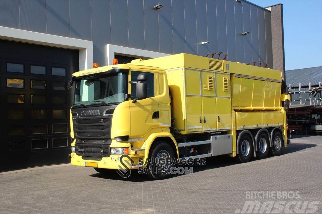 Scania R580 V8 RSP 3 Turbine Saugbagger Sewage disposal Trucks