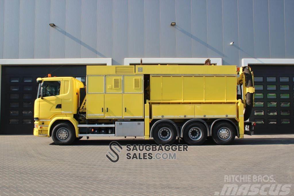 Scania R580 V8 RSP 3 Turbine Saugbagger Sewage disposal Trucks