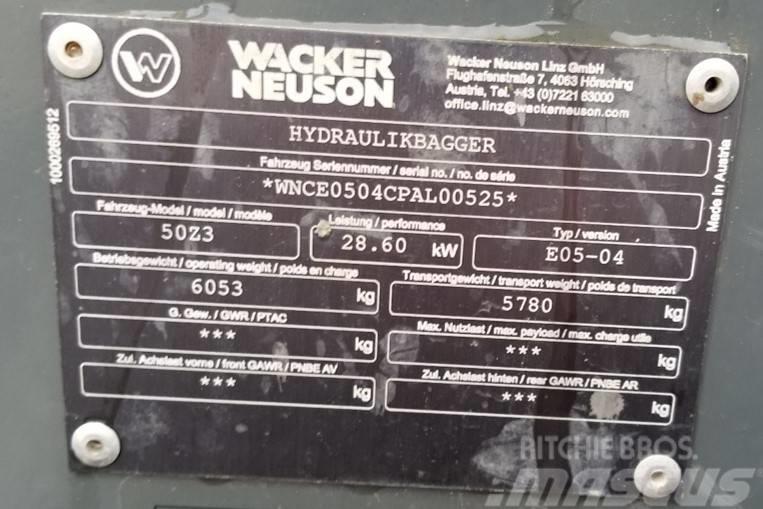 Wacker Neuson 50Z3 Crawler excavators