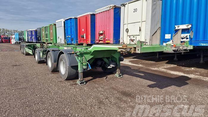  JTF TRAILERS 3A43T20-40 | 6 axle lzv combi 20 and Containerframe/Skiploader semi-trailers