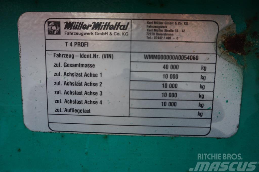 Müller-Mitteltal T4 Profi 40.0 Low loaders