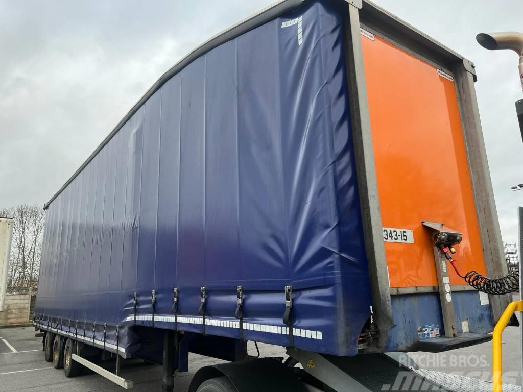 Montracon Double Deck Step Frame Curtain Side Tautliner/curtainside trailers