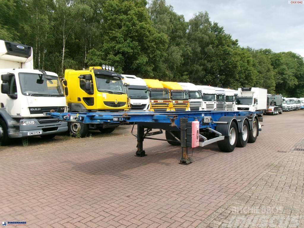 General Trailer 3-axle container trailer 20-25-30 ft Containerframe/Skiploader semi-trailers