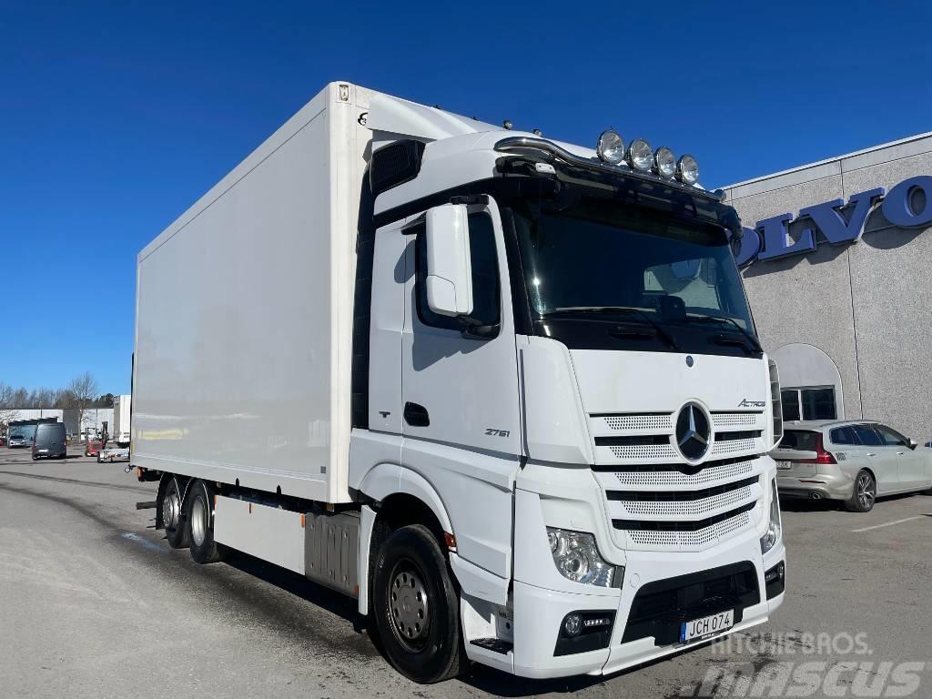 Mercedes-Benz Actros Fjärrbil med lyft Van Body Trucks