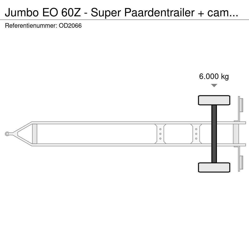 Jumbo EO 60Z - Super Paardentrailer + camper GEEN BTW! Livestock carrying trailers