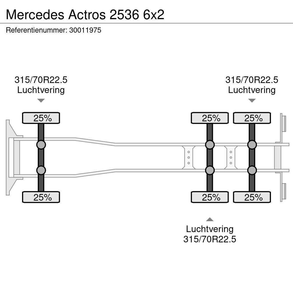 Mercedes-Benz Actros 2536 6x2 Van Body Trucks