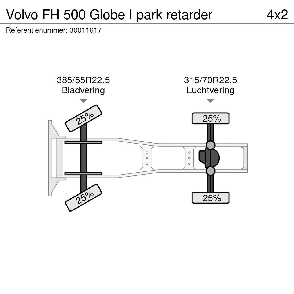 Volvo FH 500 Globe I park retarder Truck Tractor Units