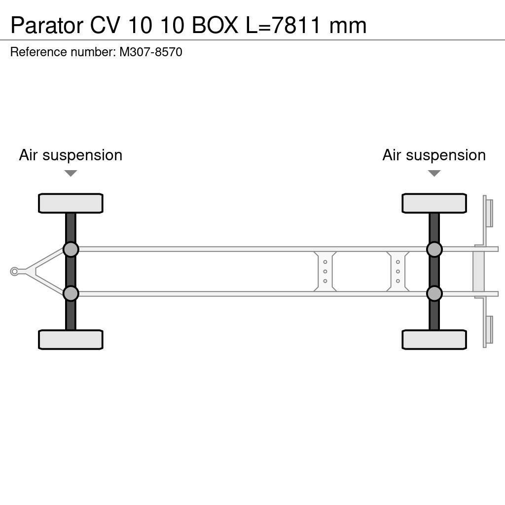 Parator CV 10 10 BOX L=7811 mm Containerframe/Skiploader trailers