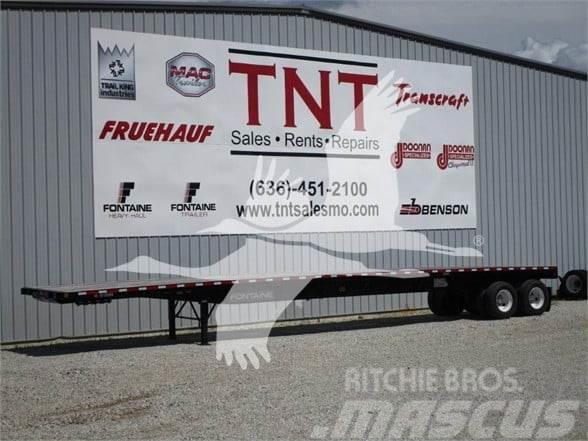 Fontaine all steel Apitong wood floor 48 x 102 flatbed with Flatbed/Dropside semi-trailers