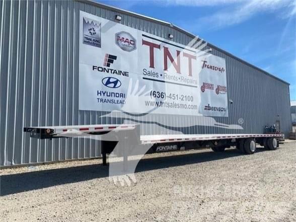 Fontaine QTY: (75) 53 X 102 INFINITY DROP DECKS CA LEGAL  Low loader-semi-trailers