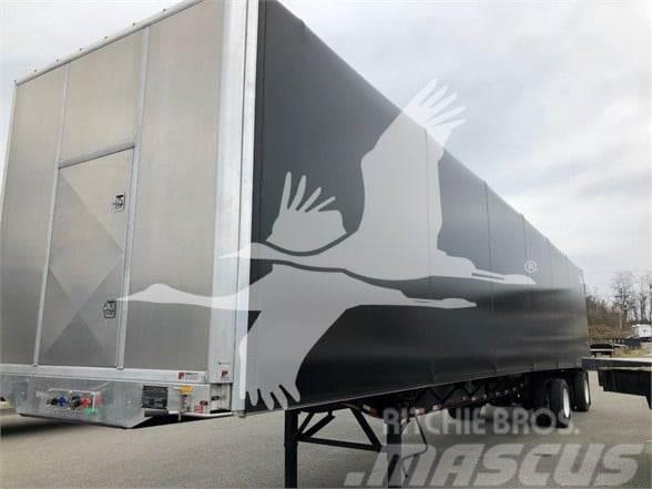Transcraft 48X102 EAGLE II COMBO FLATBED W/ CONESTOGA Curtainsider semi-trailers