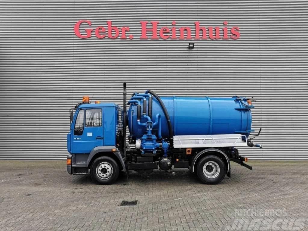 MAN 15.224 4x2 Leistikow S8000F 8000 Liter German Truc Sewage disposal Trucks