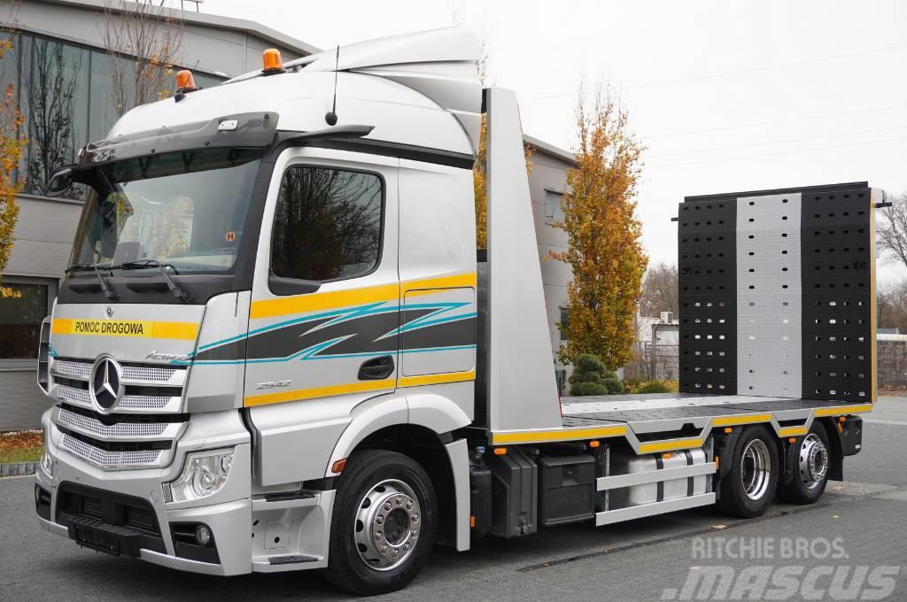 Mercedes-Benz Actros 2542 MP5 6×2 E6 / NEW TOW TRUCK 2023 Beavertail Flatbed / winch trucks