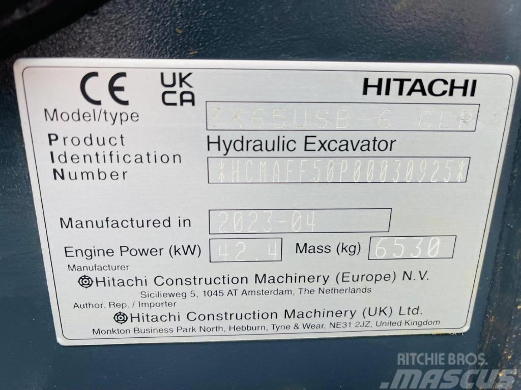 Hitachi ZX 65 US B-6 Mini excavators < 7t