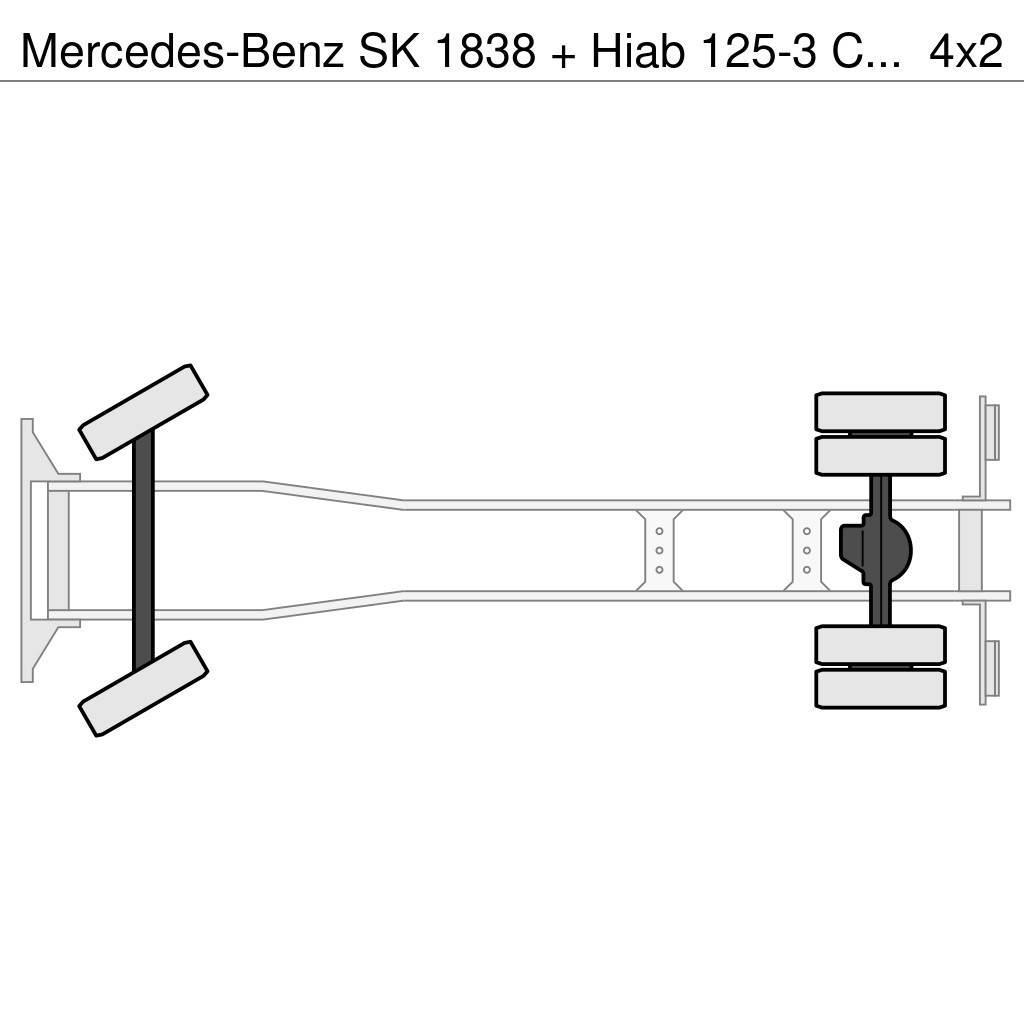 Mercedes-Benz SK 1838 + Hiab 125-3 Crane All terrain cranes