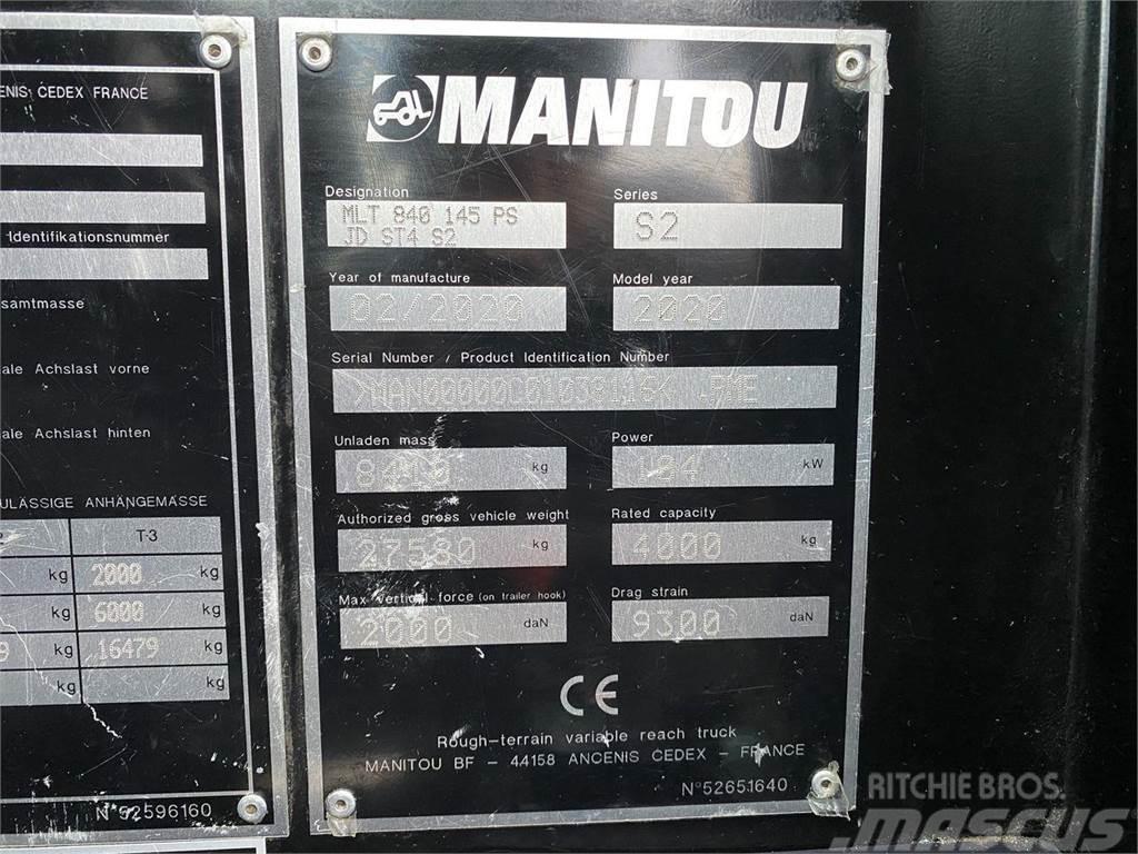 Manitou MLT840-145PS ELITE Farming telehandlers
