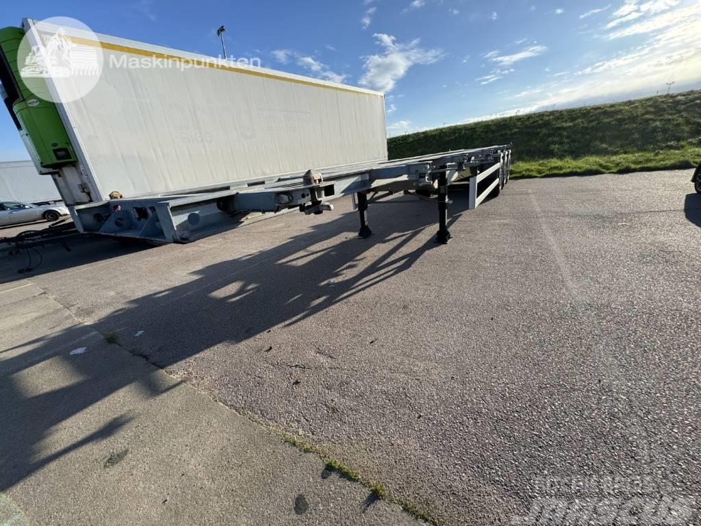 Fruehauf Containertrailer Containerframe/Skiploader semi-trailers