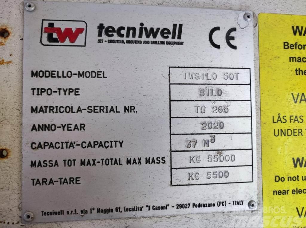  Techniwell TWSILO 50T HORIZONTAL STACKABLE SILO Demountables