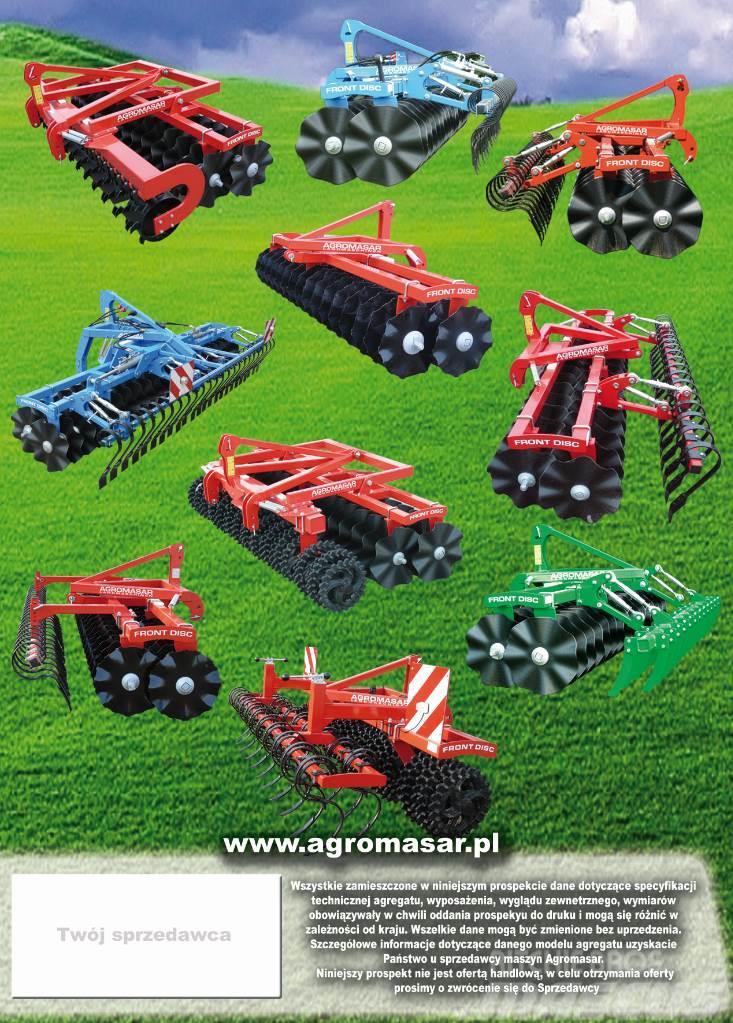 Agromasar FRONT DISC PAKKER 3, 4m Farming rollers