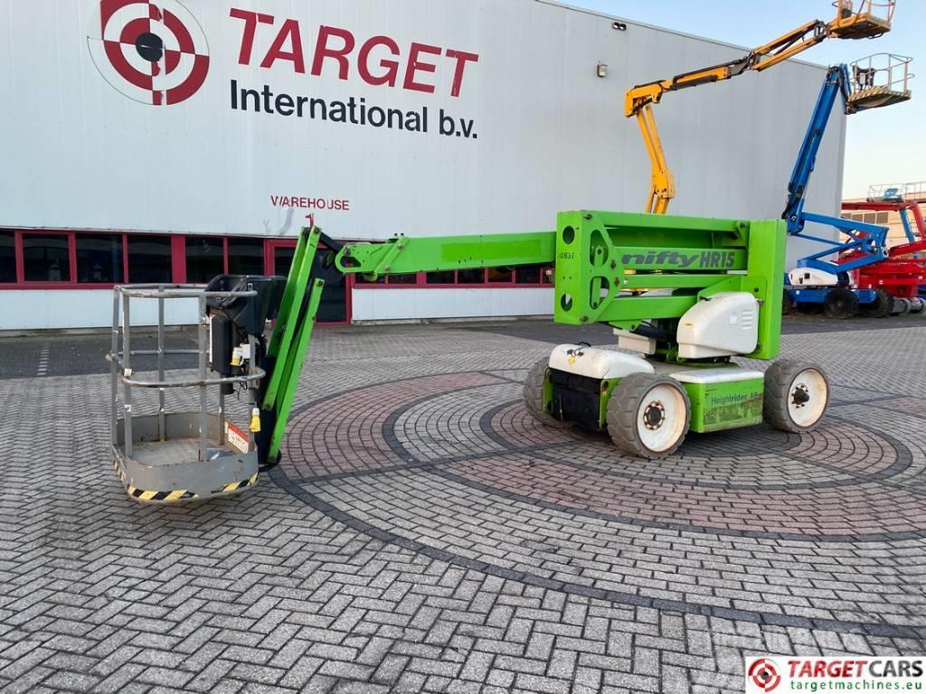 Niftylift HR15NDE Articulated BiFuel Boom Work Lift 1550cm Compact self-propelled boom lifts
