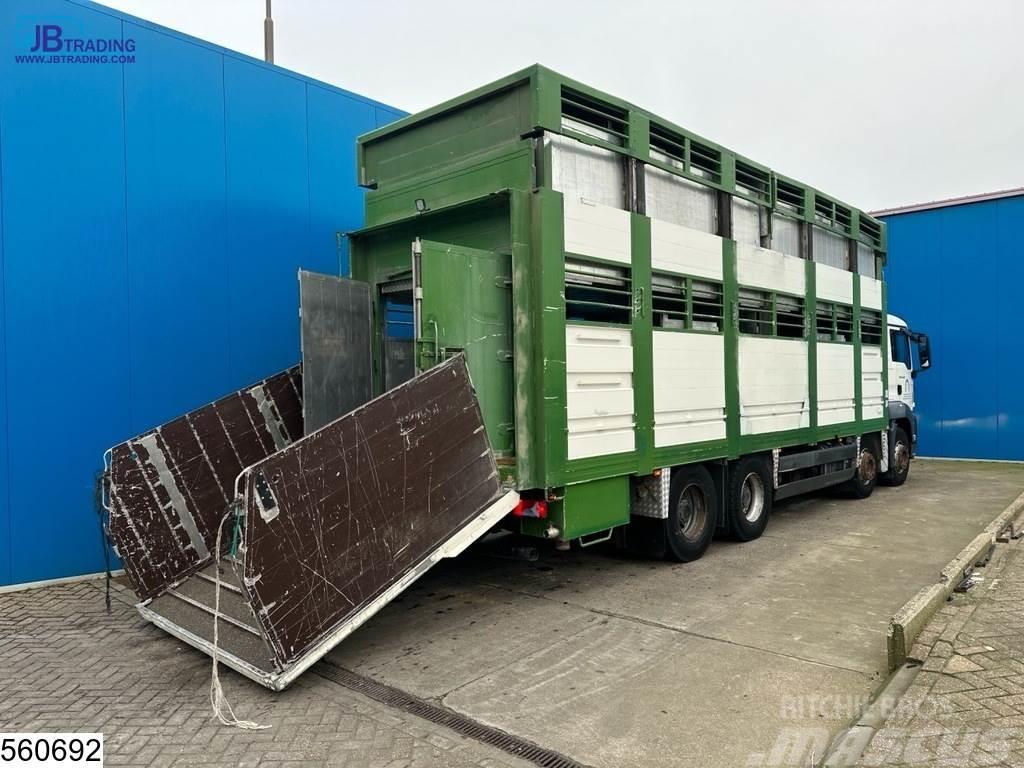 MAN TGS 35 440 8x4,EURO 5,Retarder,Animal transport,2 Livestock carrying trucks