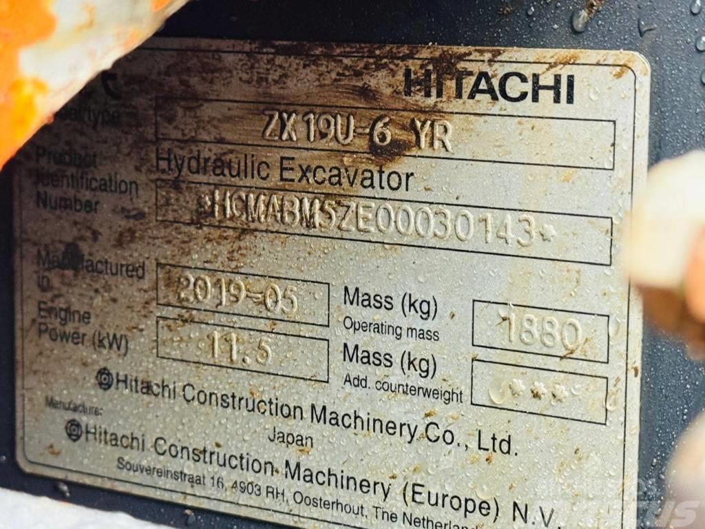 Hitachi ZX 19 U-6 Mini excavators < 7t