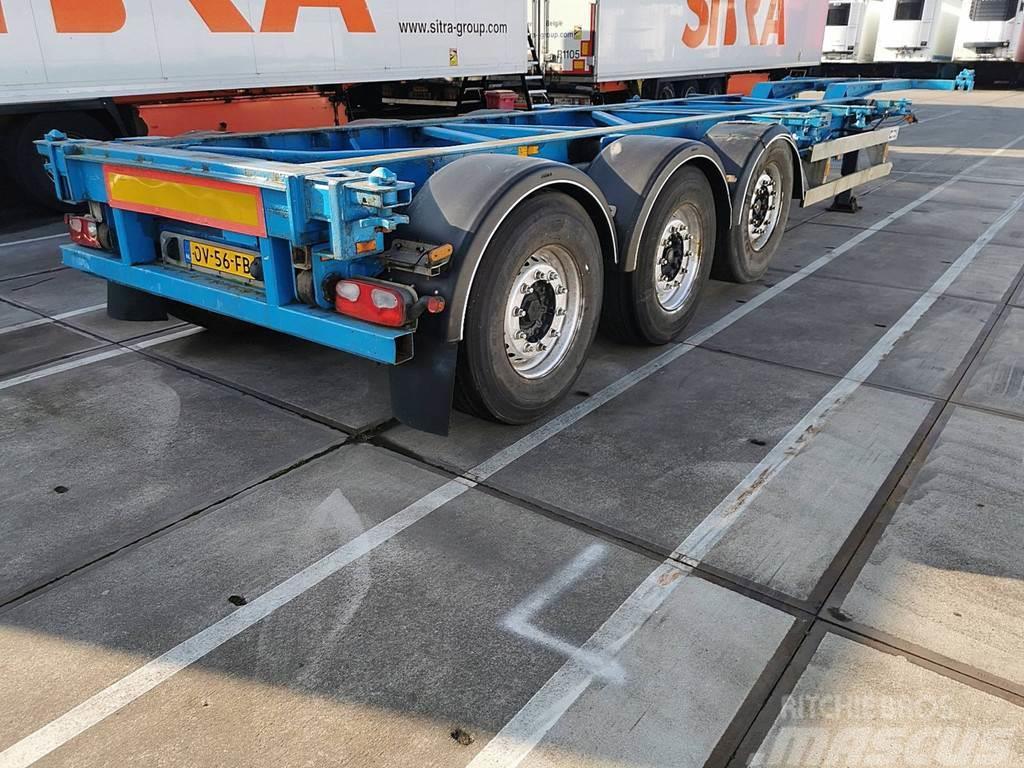 Van Hool MULTI HIGH CUBE mb disc brakes Containerframe/Skiploader semi-trailers