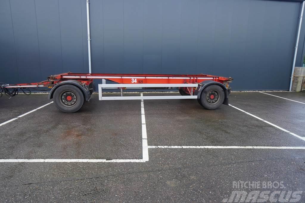 GS Meppel 2 AXLE 20FT CONTAINER TRANSPORT TRAILER Containerframe/Skiploader trailers